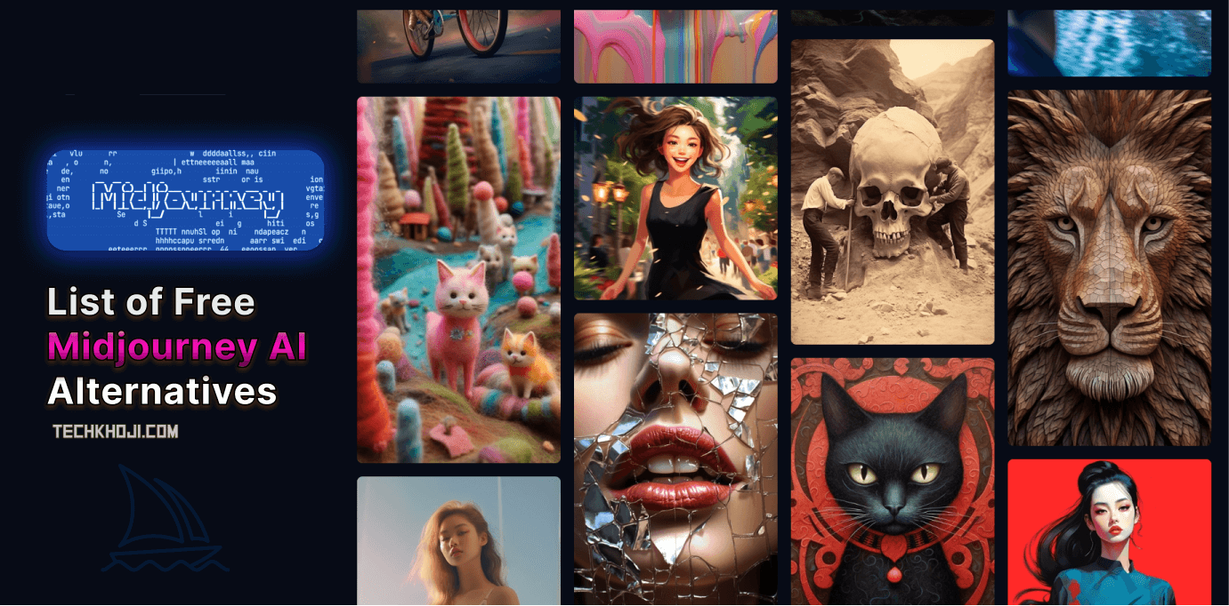 10 Free To Use Alternatives To MidJourney Image Generation AI - TechKhoji